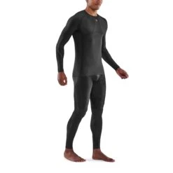 SKINS 5-Series Top Shirt Met Lange Mouwen - Zwart -Sportwinkel skins compression 5 series men top long sleeve black 4 893688
