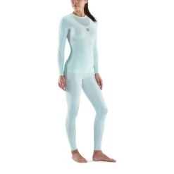 SKINS Compression 5-Series Shirt Met Lange Mouwen Dames - Opal -Sportwinkel skins compression 5 series women long sleeve top opal 6 941924
