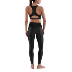 SKINS 5-Series Dames Long Tights - Zwart -Sportwinkel skins compression 5 series women long tights black 5 893998