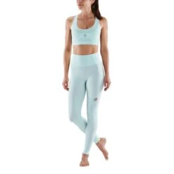 SKINS Compression 5-Series Skyscraper Long Tights Dames - Opal -Sportwinkel skins compression 5 series women skyscraper long tights opal 3 941865