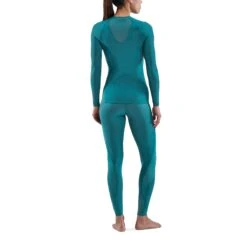 SKINS Compression 5-Series Shirt Met Lange Mouwen Dames - Teal -Sportwinkel skins compression 5 series women top long sleeve teal 6 894142