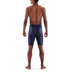 SKINS 3-Series Half Tights - Navy Blue -Sportwinkel skins compression men 3 series half tights navy blue 6 893121