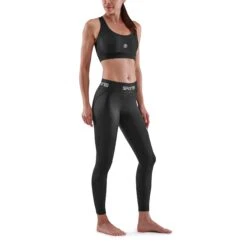 SKINS 1-Series 7/8 Long Tights Dames - Zwart -Sportwinkel skins compression women 1 series 7 8 long tights black 4 893085