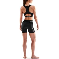 SKINS 1-Series Dames Hardloop-Half-Tights - Zwart -Sportwinkel skins compression women 1 series running shorts black 3 1131245