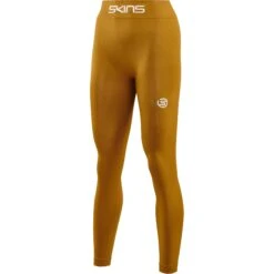 SKINS Compression Dames 3-Series Naadloze Long Tights - Bronze