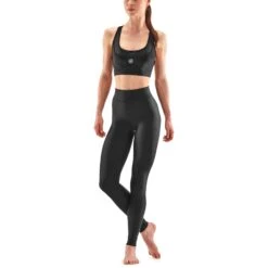SKINS Compression 3-Series Dames Soft Long Tights - Zwart -Sportwinkel skins compression women 3 series soft long tights black 6 1131505
