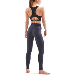 SKINS 3-Series Dames Soft Long Tights - Navy Blue -Sportwinkel skins compression women 3 series soft long tights navy blue 3 1131508