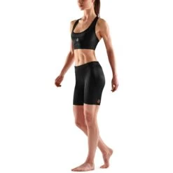 SKINS 5-Series Dames Power Shorts - Zwart -Sportwinkel skins compression women 5 series power shorts black 6 1131614