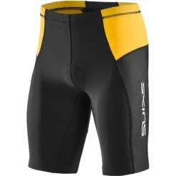SKINS TRI Brand Short - Black/Zest -Sportwinkel skins tri brand half tights black zest 1 1231841