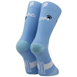 SPORCKS Running Socks - Dog Mom Blue