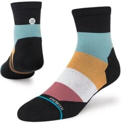 Stance Percy Quarter Sokken - Washedblack