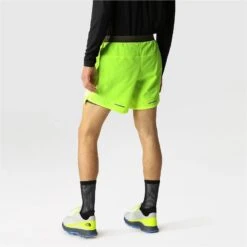 The North Face Sunriser 2 In 1 Short Heren 8315 - LED Yellow/New Taupe Green -Sportwinkel the north face mens sunriser 2 in 1 shorts led yellow new taupe green 3 1396393