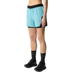 The North Face 2-in-1 Short Dames - Reef Waters/TNF Black