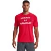 Under Armour UA Tech™ 2.0 Wordmark Graphic T-Shirt Heren - Radio Red/Black