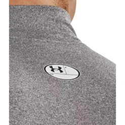 Under Armour ColdGear® Compression Mock Heren - Charcoal Light Heather / Zwart -Sportwinkel under armour mens coldgear compression mock shirt charcoal light heather 6 1472603