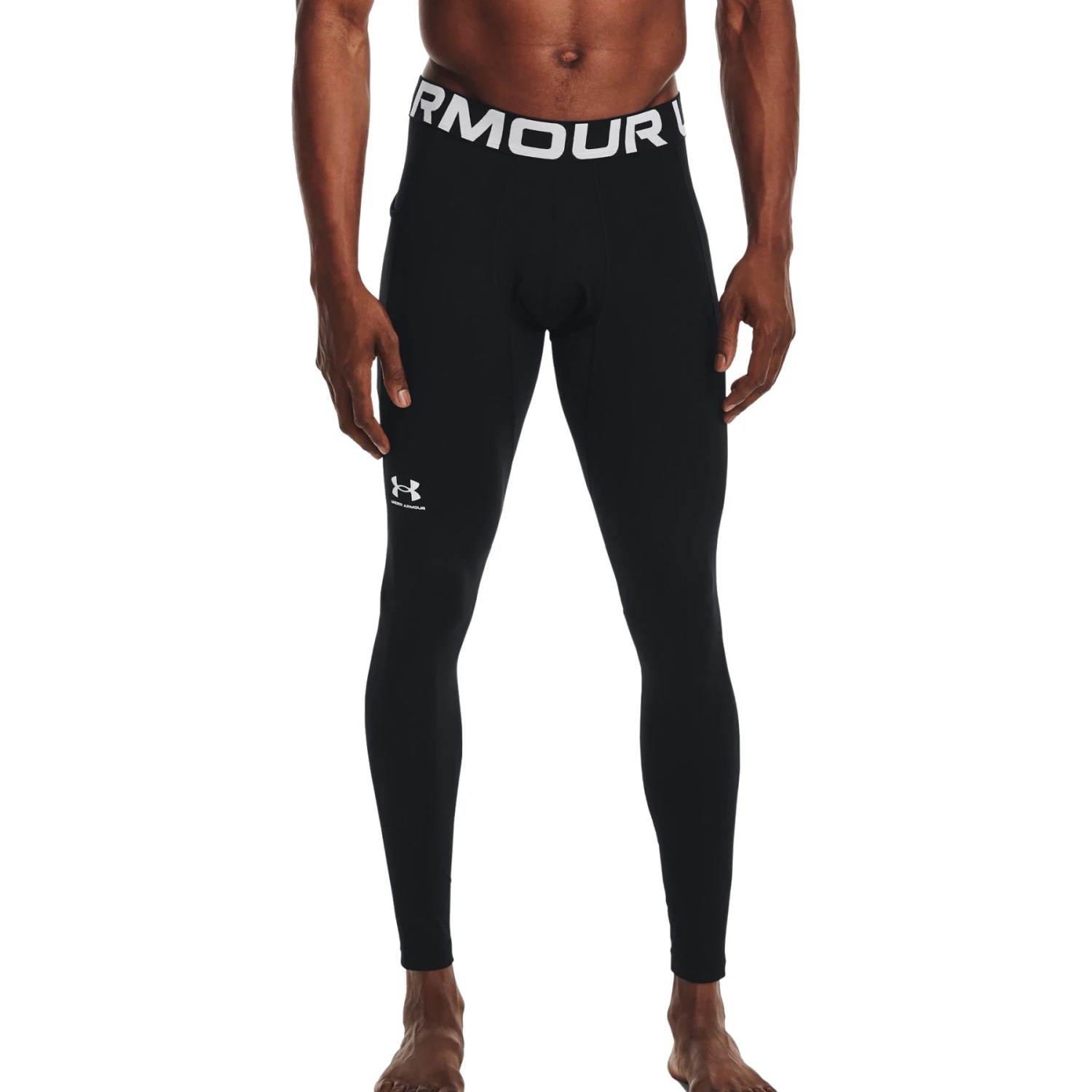 Under Armour ColdGear® Legging Heren - Zwart / Wit 1 Under Armour ColdGear® Legging Heren - Zwart / Wit