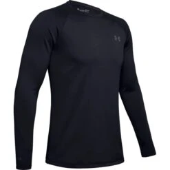 Under Armour UA Base 3.0 Shirt Met Ronde Hals Heren - Zwart / Pitch Gray -Sportwinkel under armour mens ua base 3 1473594
