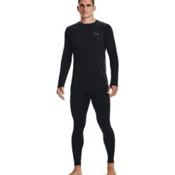 Under Armour UA Base 3.0 Legging Heren - Zwart / Pitch Gray -Sportwinkel under armour mens ua base 3 1473641