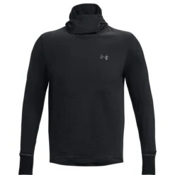 Under Armour UA Qualifier Cold Hoodie Heren - Zwart/Reflective -Sportwinkel under armour mens ua qualifier cold hoodie black reflective 3 1561622