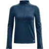 Under Armour UA Train Cold Weather ½ Zip Shirt Met Lange Mouwen Dames - Petrol Blue/Fuse Teal