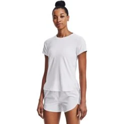 Under Armour UA Iso-Chill 200 Laser T-Shirt Dames - Wit/Wit/Reflective
