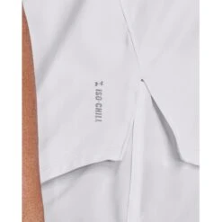 Under Armour UA Iso-Chill 200 Laser T-Shirt Dames - Wit/Wit/Reflective -Sportwinkel under armour womens ua iso chill 200 laser t shirt white white reflective 7 1160170