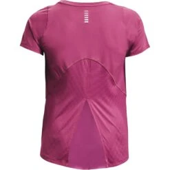 Under Armour UA Iso-Chill Run T-Shirt Dames - Pink Quartz/Pink Quartz/Halo Gray -Sportwinkel under armour womens ua iso chill run short sleeve pink quartz pink quartz halo gray 2 958319