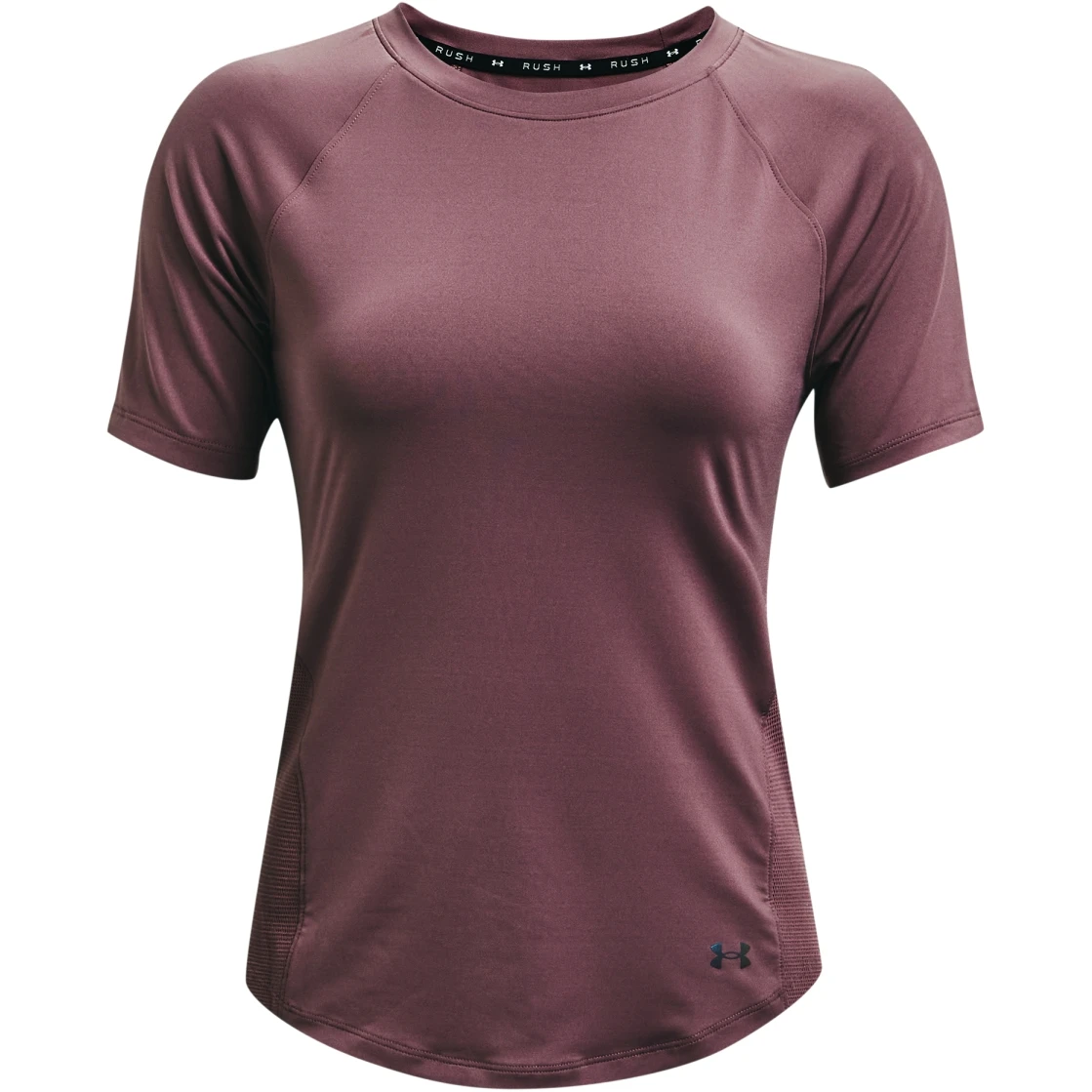 Under Armour UA Rush™ Mesh T-Shirt Dames - Ash Plum/Metallic Silver 3 Under Armour UA Rush™ Mesh T-Shirt Dames - Ash Plum/Metallic Silver - Afbeelding 3