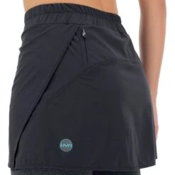 UYN Running Exceleration 2In1 Rok Dames - Black/Cloud 9 UYN Running Exceleration 2In1 Rok Dames - Black/Cloud -Sportwinkel uyn running exceleration 2in1 skirt for women black cloud 3 1021815