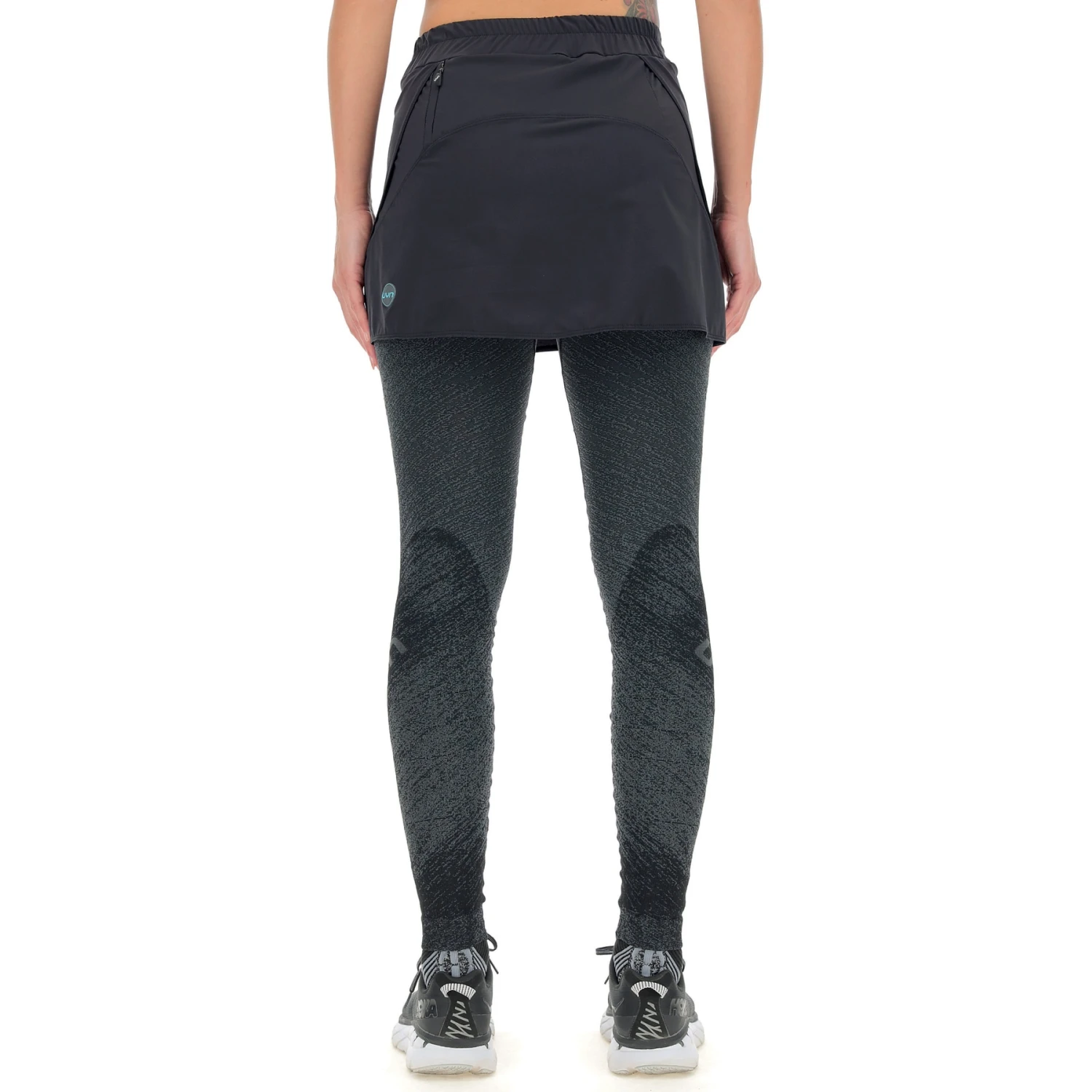 UYN Running Exceleration 2In1 Rok Dames - Black/Cloud 4 UYN Running Exceleration 2In1 Rok Dames - Black/Cloud - Afbeelding 4