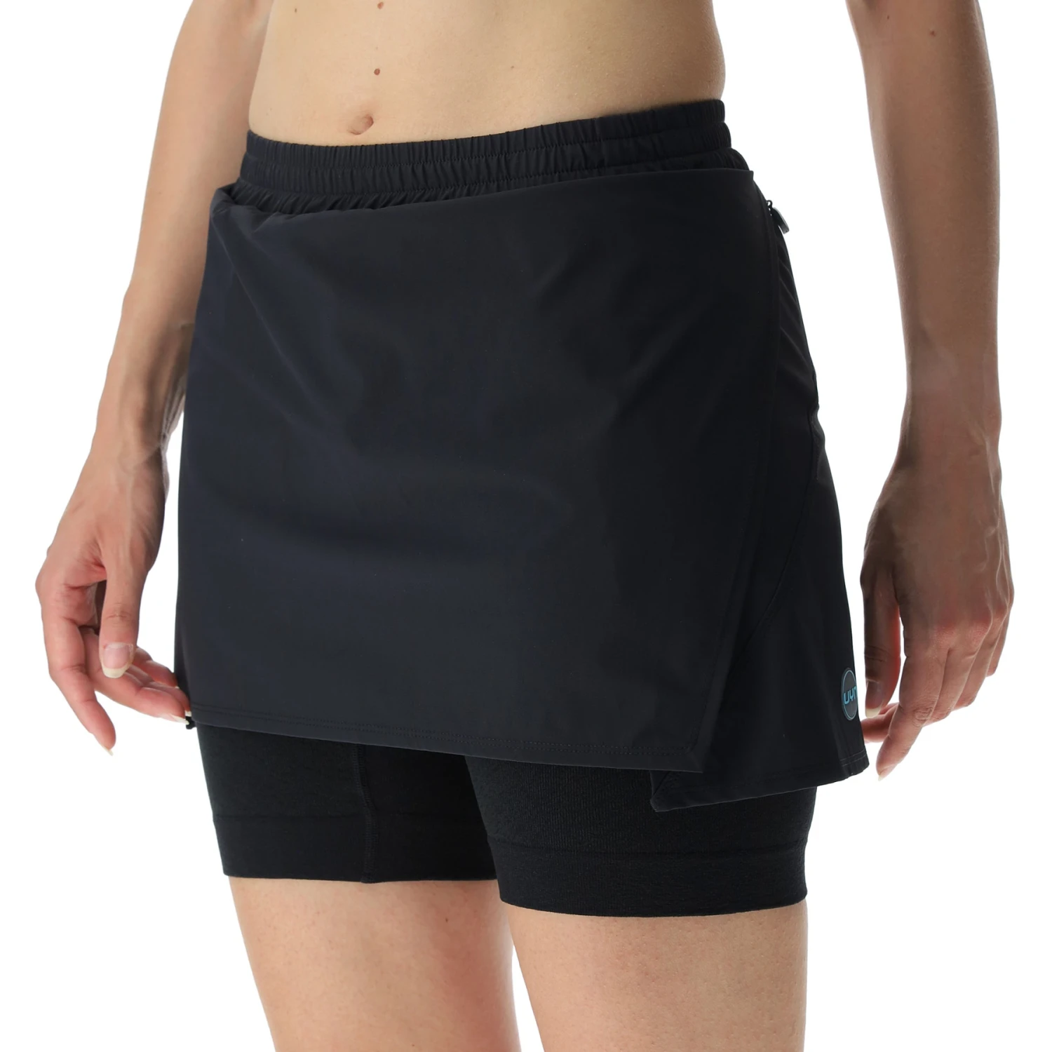 UYN Running Exceleration Performance 2In1 Rok Dames - Black/Cloud 3 UYN Running Exceleration Performance 2In1 Rok Dames - Black/Cloud - Afbeelding 3