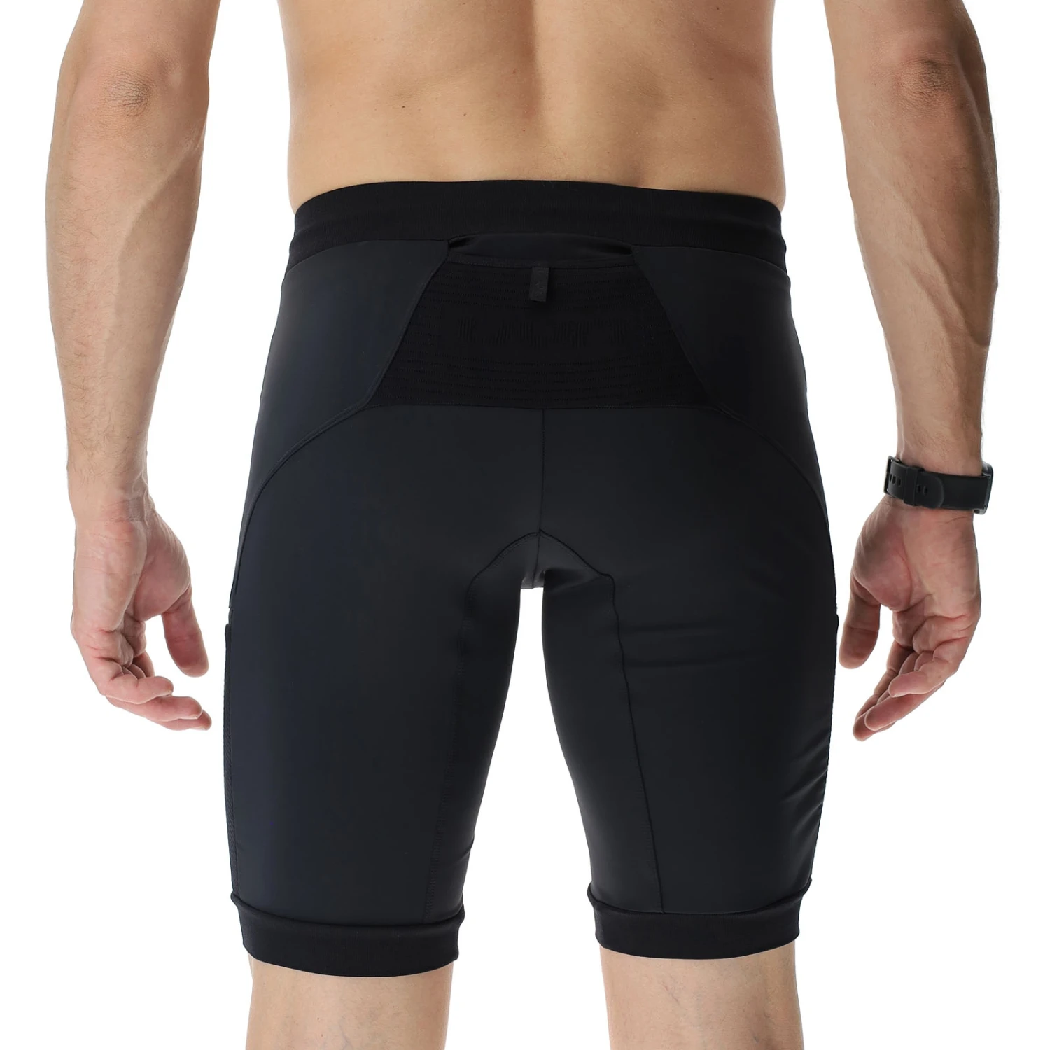 UYN Strides Running Shorts - Zwart/Zwart 2 UYN Strides Running Shorts - Zwart/Zwart - Afbeelding 2