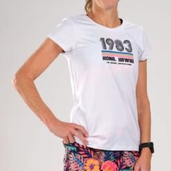 ZOOT Dames Ltd Hardloopshirt - 40 Years -Sportwinkel zoot women ltd run tee 40 years 4 1464333